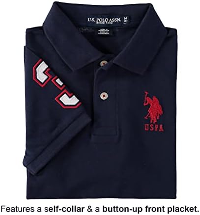 U.S. Polo Assn. Camisa pólo clássica dos meninos