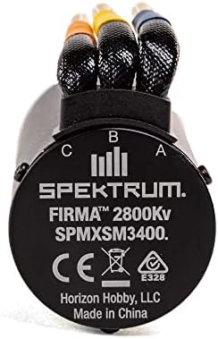 Spektrum Firma 3668 2800kV Motor sem escova de 4 polos: 5mm, SPMXSM3400