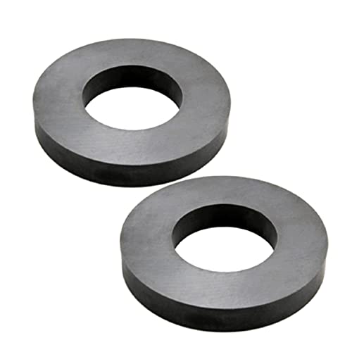 Ferrite Magnet Ring OD80 x ID40 x 10mm de grande grau C8 ímãs de cerâmica 3 ímãs de cerâmica pesada com orifícios