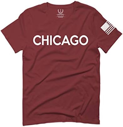 City of Chicago Classic Design Illinois for Men, camiseta