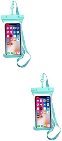 INOOMP 2PCS PVC Bolsa de celular transparente Phone universal Bolsa flutuante bolsa de água esportiva esportiva ao ar livre