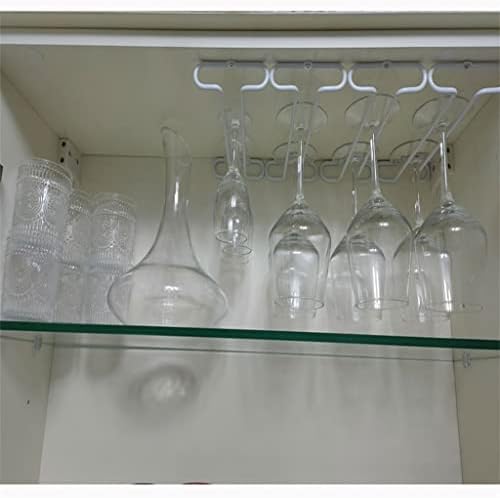 Jahh Wine Glasses Rack Porte da xícara de prateleira de prateleira pendurada rack abaixo do gabinete