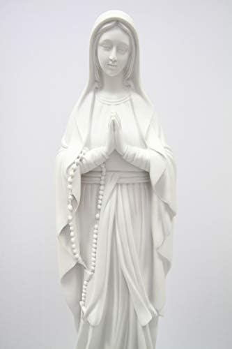 32 Nossa Senhora de Lourdes, abençoada Virgin Mary Statue Sculpture Figura Coleção Vittoria feita no jardim da Itália Indoor Outdoor