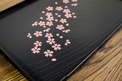 Conjunto de 2pack, Cherry Blossom Pattern Small Tea Serving Bandey, 10 x 6,3 polegadas, estilo japonês,