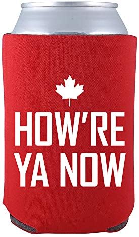 Como você está agora - Funny Canada Can Mleeve - OS - Red