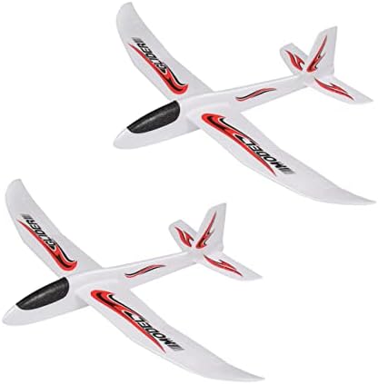 Toyvian 2pcs Tosco de mão de avião Avião voador do avião Toys Toys Toys for Kids ao ar livre Toys Toys Modelo