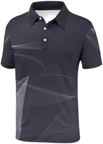 Camisetas de pólo de golfe masculino de Wenttuo