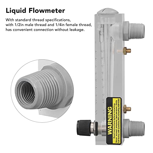 Tipo de painel Medidor de fluxo 16-160LPH Testador de medidor de fluxo de fluxo de fluxo de fluxo de líquido