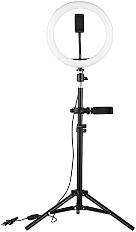 ZPLJ Selfie Ring Light Desktop LED Video Ring Lâmpada 3 Iluminação para o YouTube Live Video Recording Network Broadcast Selfie Makeup para maquiagem