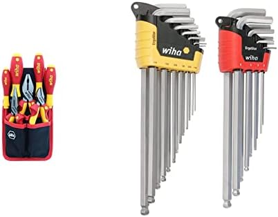 Wiha 32985 7 peças Isoladas alicates/cortadores/drivers Set Ferramentas Klein Tools 11063W Cutter/Wire