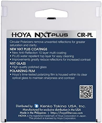 Hoya 72mm nxt mais polarizador circular filtro de vidro de estrutura slim