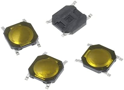 Interruptor micro switch gooffy 100pcs interruptor de membrana 4x4x 0,8 mm 4x4x0,8mm botão tátil de botão
