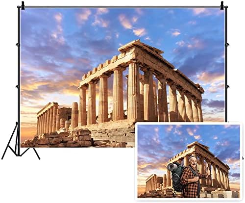 Yeele 15x10ft ruínas gregas antigas Atenas acropolis Construção histórica Fotografia Antecedentes Partenon