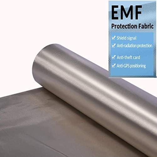 DMWMD EMF RFID Protection Fabric, anti-radiação, isolamento EMI, Wi-Fi e bloqueio de sinal celular, 44