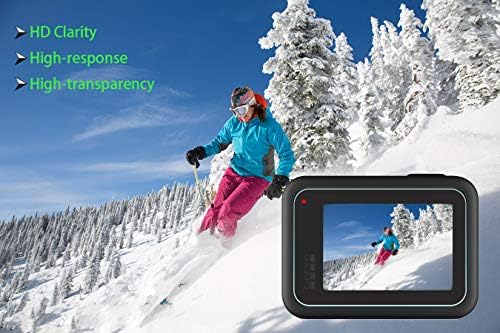 Protetor de tela Huipuxiang para câmera de ação 360 de 360 ​​da GoPro Max, [3 pacote] 0,3mm 9h Dressão Go Pro Temperado