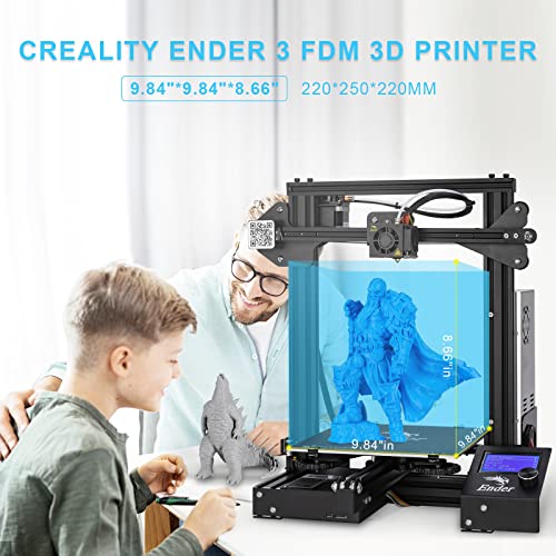 Oficial Creality Ender 3 Impressora 3D de código aberto com resumo de impressão de todas as impressoras DIY de