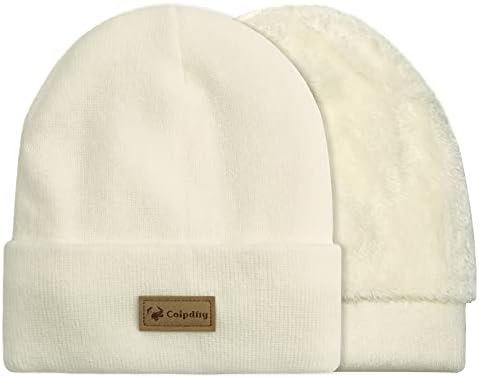 Gorro com alojamento coipdfty chapéus de lã de lã polar térmicos unissex para mulheres e adolescentes para a primavera verão outono de inverno bege