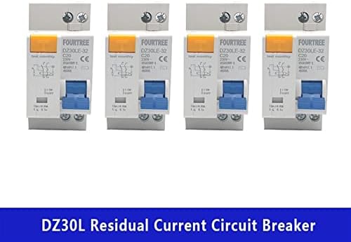 Ahafei 1PCS DPN DPNL DZ30L DZ30 Mini Circuito de vazamento residual do circuito MCB Capacidade de quebra de MCB