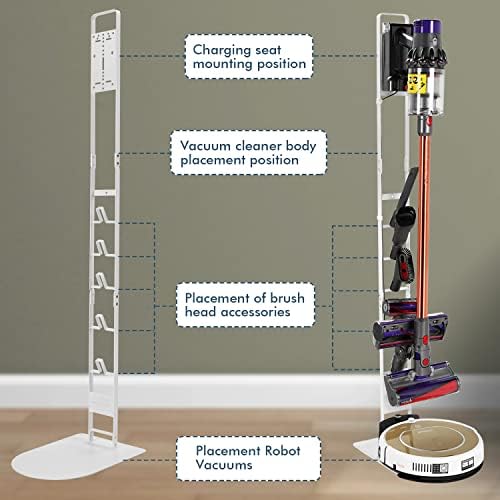 Jirichmi Vacuum Stand para Tinec O Limpador de mão A10 A11 S11 S12, suporte de armazenamento de aspirador