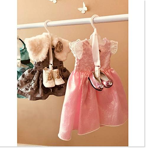 Rack de roupas infantis- organizador de armários para crianças- Rack de roupas infantis com 10 cabides de