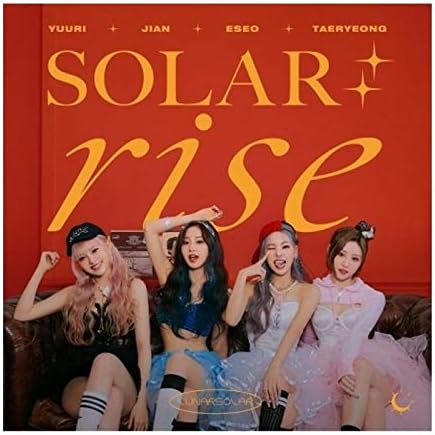 Lunarsolar Solar: Rise 2nd Single Album CD+60p Photobook+2p PhotoCard+1p Posta