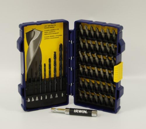 Irwin Tools 4935569 Kit de drilling e prensa de fixação de 56 peças