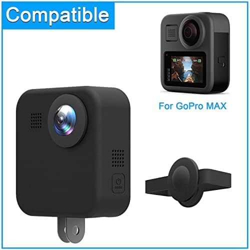 Caso corporal de silicone macio para GoPro Max 360 Case Silicone Protective Cover Capacão Kit de Acessórios