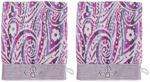 France Luxe Body Frenchle Bath Mitt 2-Pack-Fleur Lilac Multi/Pink