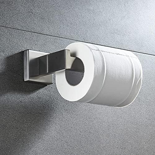 JUNSUN Square Toilet Paper Porta de aço inoxidável Hardware de banheiro de suporte de tecido de aço