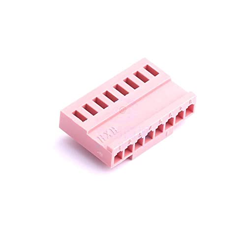 20 PCS 2,5mm8p Plástico CHELL Pink Crimp Terminal Plástico Casa de plástico - - HX25012-8Y