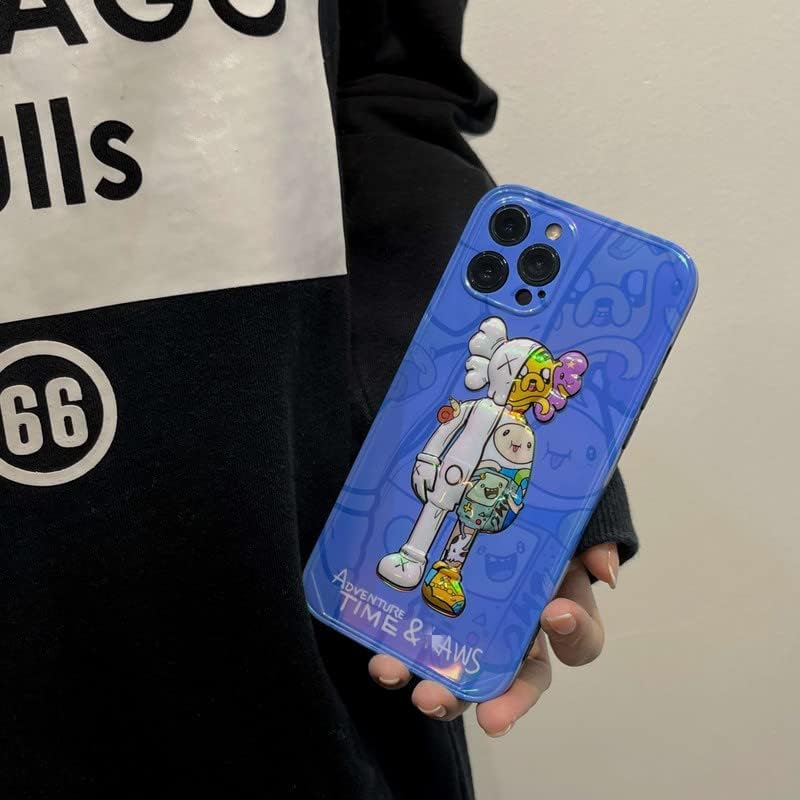 Cool Case Compatível com o iPhone 11, Silicone TPU à prova de choque 3D Kawaii Cartoon Street Fashion Corpo
