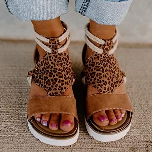 Sandálias femininas de verão planos vestidos de sapatos romanos moda de praia casual chinelos de viagens