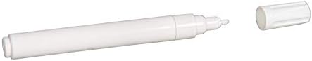 Rayher 35039000 Marcador de mascaramento Rodado 1-2 mm + Válvula, saco de autoatendimento, pacote de 1, normal, branco