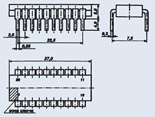 S.U.R. & R ferramentas kr580gf1 ic/microchip URSS 4 pcs