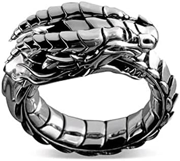 2023 Novo anel de anel de anel de anel Ringdiamond lendário anel de diamante anel de anel de dragão de dragão -anel de anel -kle diamante grande nidhogg anel anéis de anel de anéis sólidos para mulheres