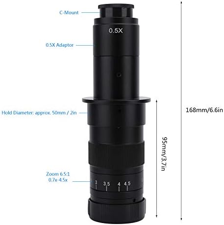 Opo de zoom de zoom Surebuy, microscópio da indústria lente lente Moment Lens Digital para lâmpadas LED