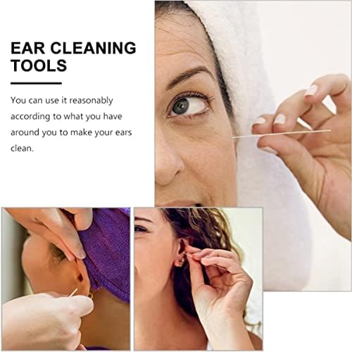 Ferramenta de limpeza de orelha de ouvido aquecida 300pcs/ 5 conjuntos de linhas de linhas de orifícios