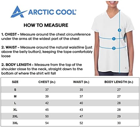 Arctic Cool Women Feminina Vente Valor Instantâneo Um Merfador de Refriamento Upf 50+ Camisa de Treina de Manga