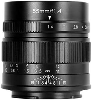 7artisans 55mm F1.4 Manual APS-C Foco Prime Mirrorless Camera Lens