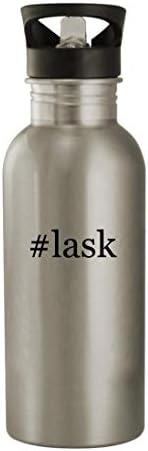 Presentes de Knick Knack Lask - 20 onças de aço inoxidável garrafa de água, prata