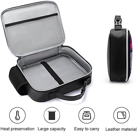 Galaxy Tumblr reutilizável para almoçar bolsa de lancheira isolada recipiente para viagem para trabalho de trabalho