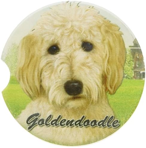 EM & S Pets Goldendoodle Coaster, 3 x 3