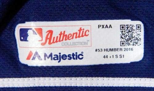 San Diego Padres Philip Humber #53 Jogo emitido na Marinha Jersey Asg Patch 910 - Jerseys MLB usada para MLB