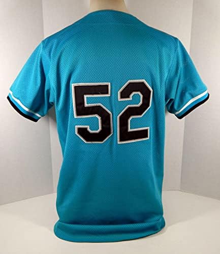 1994-02 Florida Marlins 52 Game usou Blue Jersey BP ST DP08092 - Jogo usou camisas MLB