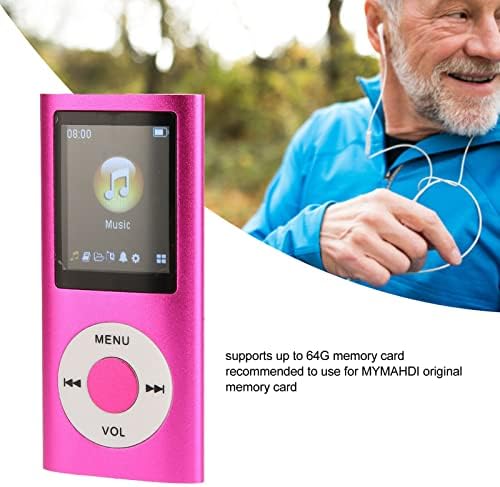 Mp3 player com bluetooth, 1,8in player suporta cartão de memória Ultra Thin LCD MP3 player com bluetooth para