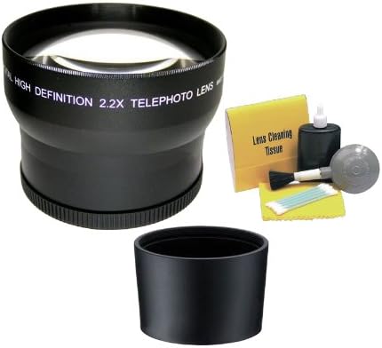 Canon PowerShot G1X 2.2x de alta definição Super Telefoto Lens + NWV Kit de limpeza direta de 5 peças