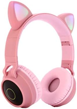 Raxinbang Headset aparelho de jogo estéreo fone de ouvido de gato Redução de ruído fones de ouvido