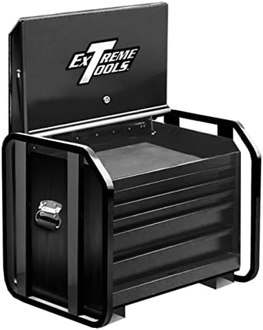 Extreme Tools TX362505RBBK TX TX Caixa de estrada de capacidade extra reforçada com slides de fricção, 36 polegadas, acabamento em pó preto rugido