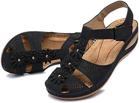 Sandálias para mulheres Casual Summer Wedge Plata
