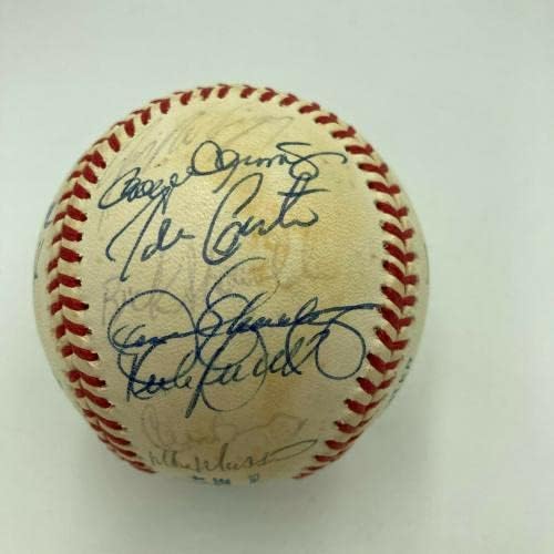 Ken Griffey Jr Kirby Puckett Mark McGwire 1992 All Star Game Assinou Baseball JSA - Bolalls autografados